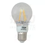   TRACON COGA604W COG LED gömb fényforrás, átlátszó 230 VAC, E27, 4 W, 400 lm, A60, 3000K