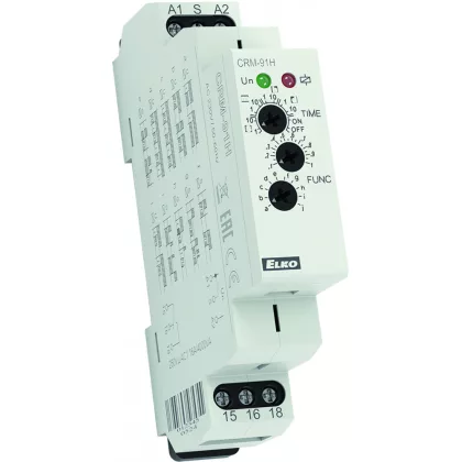   Elko CRM-91H/UNI Multifunkciós IDŐRELÉ AC/DC 12 - 240V (10 funkciós)