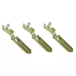   TRACON CS6B Szig.tlen rátolható csatlakozó csap, sárgaréz, rögz.csapos 6,3×0,8mm, 1-2,5mm2