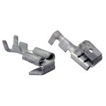   TRACON CSE Szigeteletlen rátolható csatlakozó csap+hüvely, ónozott réz 6,3×0,8mm, 1-2,5mm2