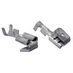   TRACON CSE Szigeteletlen rátolható csatlakozó csap+hüvely, ónozott réz 6,3×0,8mm, 1-2,5mm2