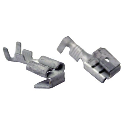 TRACON CSE Szigeteletlen rátolható csatlakozó csap+hüvely, ónozott réz 6,3×0,8mm, 1-2,5mm2