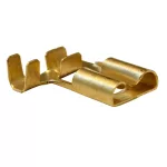   TRACON CSH09B Szig.tlen rátolható csatl. hüvely, ónozott réz, rögz.csapos 7,7×0,8mm, 1-2,5mm2, 90°
