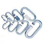 TRACON CSKARA10 Karabiner, csavaros, acél d=10mm, 5100N