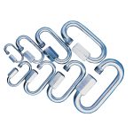 TRACON CSKARA3,5 Karabiner, csavaros, acél d=3,5mm, 420N