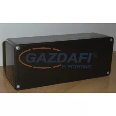 CSATÁRI PLAST CSP081906 poliészter doboz, üres, 80x190x60mm, IP 65, szürke, halogénmentes