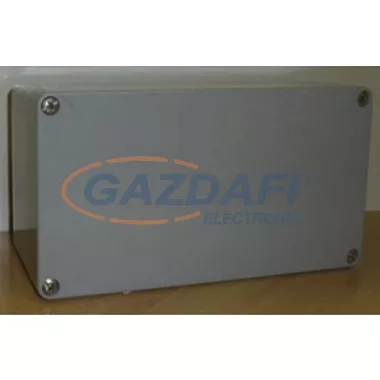 CSATÁRI PLAST CSP122209 poliészter doboz, üres, 120x220x90mm, IP 65, szürke, halogénmentes