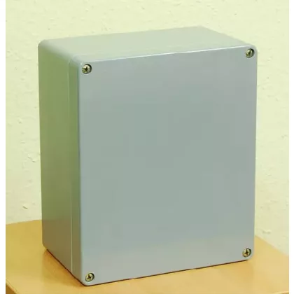   CSATÁRI PLAST CSP202512 poliészter doboz, üres, 200x250x120mm, IP65, szürke, halogénmentes