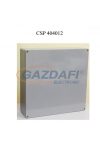 CSATÁRI PLAST CSP404012 poliészter doboz, üres, 400x405x120mm, IP 65 szürke, halogénmentes
