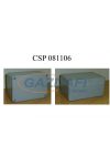 CSATÁRI PLAST CSP081106 poliészter doboz, üres, 80x110x60mm, IP 65 fekete, halogénmentes