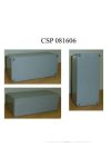 CSATÁRI PLAST CSP081606 poliészter doboz, üres, 80x160x60mm, IP 65 fekete, halogénmentes