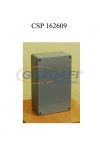 CSATÁRI PLAST CSP162609 poliészter doboz, üres, 160x260x90mm, IP 65 fekete, halogénmentes