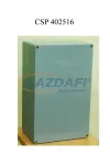 CSATÁRI PLAST CSP402516 poliészter doboz, üres, 400x250x160mm, IP 65 fekete, halogénmentes