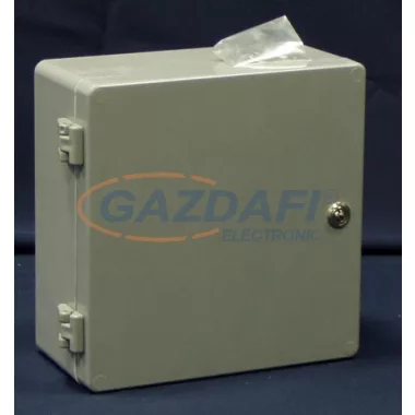 CSATÁRI PLAST CSPA 252512 PE doboz, alaplappal, 250x250x120mm, IP 65 szürke, halogénmentes