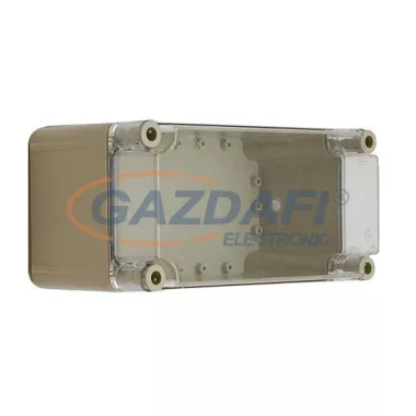CSATÁRI PLAST PVT 1530ÁF üres doboz, átlátszó fedél, 150x300x170mm