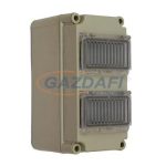   CSATÁRI PLAST PVT 1530 ÁK2x6 12mod.kism.szekr.álló, 150x300x170mm