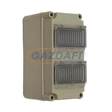 CSATÁRI PLAST PVT 1530 ÁK2x6 12mod.kism.szekr.álló, 150x300x170mm