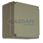   CSATÁRI PLAST PVT 3030NÁF üres doboz, bézs fedél, 300x300x170mm