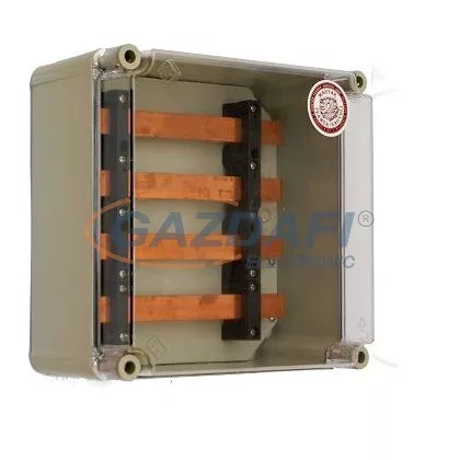   CSATÁRI PLAST PVT 3030 GS4 250A 4 sines sínszekrény, 300x300x170mm