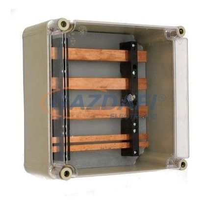   CSATÁRI PLAST PVT 3030 GS5 250A 5 sines sínszekrény, 300x300x170mm