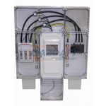   CSATÁRI PLAST PVT 9090 N3x160A áramváltós mérőhely+modem hely, 900x900x170mm