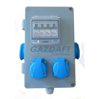   CSATÁRI PLAST CSE 024 4x230V+km Elosztószekrény, 160x260x90mm