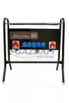 CSATÁRI PLAST CSE 200 ÁL5x2P+1x5P16A+1x5P32A+KmFiK Felvonulási szekrény, 600x250x120mm