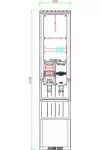 CSATÁRI PLAST PVT K-L 3 S, direkt mérőhely, 400x1770x250mm