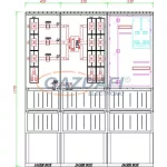  CSATÁRI PLAST PVT K-L 250S2T-NY, Áramváltós mérőhely, nyitható szerelőlappal, 1460x320mm