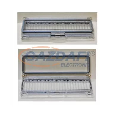 CSATÁRI PLAST 12 modulos ablak, 234x88mm, lakatolható, IP65