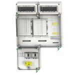   CSATÁRI PLAST PVT 6075 Á-V Fm 80A-SZ ÁK fogyasztásmérő szekrény, felületre szerelt kivitel