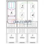   CSATÁRI PLAST PVT-K-L ÁV 315A Egy felhasználási helyes 100A -315A indirekt mérés földkábeles, szabadon álló, kombinált szekrény kivitelben