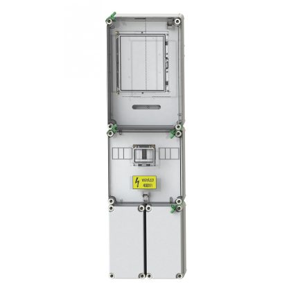   CSATÁRI PLAST PVT 3075 Fm K FO2 fogyasztásmérő szekrény, felületre szerelt kivitel