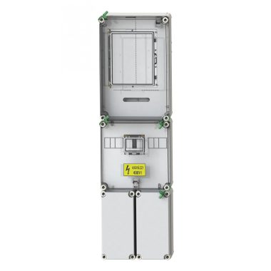 CSATÁRI PLAST PVT 3075 Fm K FSK fogyasztásmérő szekrény, felületre szerelt kivitel