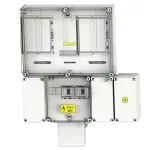   CSATÁRI PLAST PVT 6075 Á-V Fm-K KF fogyasztásmérő szekrény, felületre szerelt kivitel