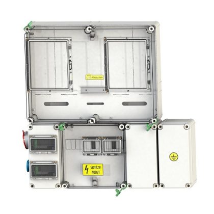   CSATÁRI PLAST PVT 6075 Á-V Fm-SZ KF-3Fi fogyasztásmérő szekrény, felületre szerelt kivitel
