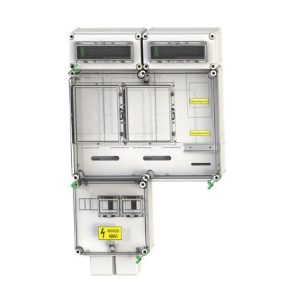   CSATÁRI PLAST PVT 6075 Á-V Fm 80A-K ÁK fogyasztásmérő szekrény, felületre szerelt kivitel
