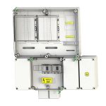   CSATÁRI PLAST PVT 6075 Á-V Fm 80A-K KF fogyasztásmérő szekrény, felületre szerelt kivitel