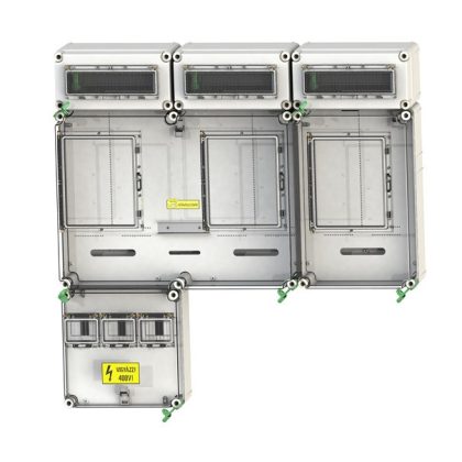   CSATÁRI PLAST PVT 7590 Á-V-H Fm-SZ ÁK fogyasztásmérő szekrény, felületre szerelt kivitel