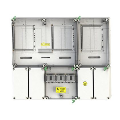   CSATÁRI PLAST PVT 7590 Á-V-H Fm-SZ KF fogyasztásmérő szekrény, felületre szerelt kivitel
