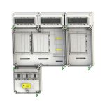   CSATÁRI PLAST PVT 7590 Á-V-H Fm 80A-SZ ÁK fogyasztásmérő szekrény, felületre szerelt kivitel