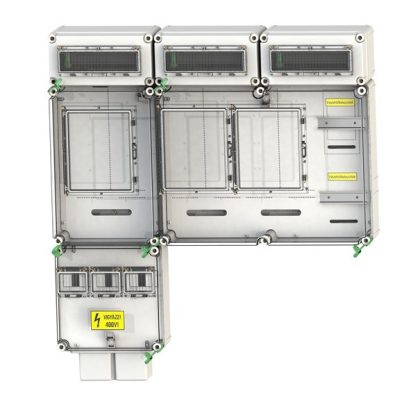   CSATÁRI PLAST PVT 7590 Á-V-Hv Fm-K ÁK fogyasztásmérő szekrény, felületre szerelt kivitel