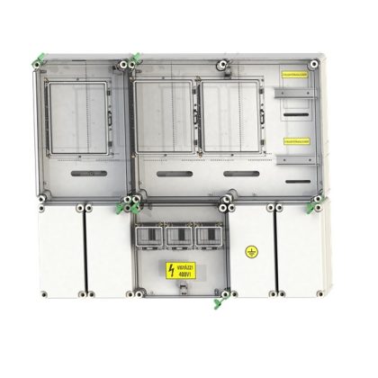   CSATÁRI PLAST PVT 7590 Á-V-Hv Fm-SZ KF fogyasztásmérő szekrény, felületre szerelt kivitel