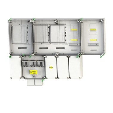 CSATÁRI PLAST PVT 7590 Á-V-Hv Fm 80A-K KF fogyasztásmérő szekrény, felületre szerelt kivitel