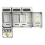   CSATÁRI PLAST PVT 7590 Á-V-Hv Fm 80A-SZ ÁK fogyasztásmérő szekrény, felületre szerelt kivitel