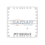   CSATÁRI PLAST PVT 3030 FO-CS Üres szekrény méretlen kábelek, vezetékek átvezetésére, kalapsínnel, csoportos fogyasztásmérő kialakítására