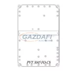   CSATÁRI PLAST PVT 3045 FO-CS Üres szekrény méretlen kábelek, vezetékek átvezetésére, kalapsínnel, csoportos fogyasztásmérő kialakítására