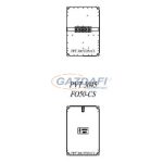   CSATÁRI PLAST PVT 3045 FO50-CS Kábelfogadó modul sorkapcsokkal, csoportos fogyasztásmérő kialakítására