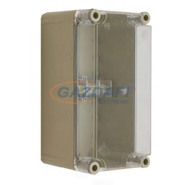 CSATÁRI PLAST PVT 1530 FSK Mért oldali szekrény, sorkapcsokkal kalapsínnel, csoportos fogyasztásmérő kialakítására