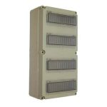   CSATÁRI PLAST PVT 3060 ÁK 4x12 Mért oldali szekrény moduláris készülékeknek, PE és N kapoccsal, csoportos fogyasztásmérő kialakítására